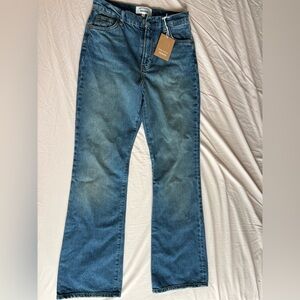 Reformation Women's Mid-Blue Straight Jeans